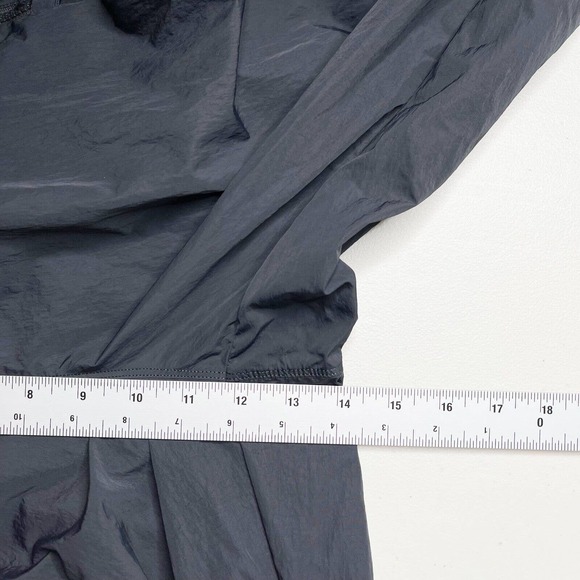 Athleta Allyson Felix Legend Track Pant Black Sz‎ M Mesh Trim Softshell Drawcord - Picture 9 of 10